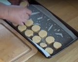 A picture of step 4 of Parmesan Sable biscuits.