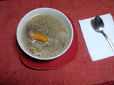 Sopa de costilla de res con verduras