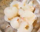 A picture of step 2 of Lychee Basundi.