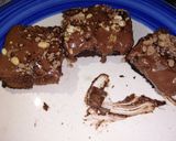 A picture of step 6 of Chocolate moose brownies.