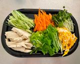A picture of step 1 of Japanese Nori Wrapping Salad.