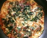 A picture of step 5 of Spinach omelette(#AuthorMarathon).
