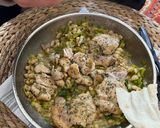 A picture of step 5 of One-Pot Chicken, Leek and Beans.