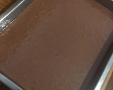 Foto del paso 7 de la receta: Bizcocho húmedo de cacao con cobertura de natillas 🍰🍫🍦