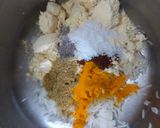 A picture of step 2 of Leftover rice chilla.