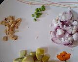 A picture of step 1 of 15-Minute Green Pea Ghugni.