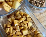 Une image de l'étape 5 de Gâteau crumble aux pommes à la farine de petit épeautre et sucre de fleur de coco.