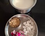 A picture of step 1 of Thandai.
