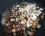 A picture of step 1 of Granola truffles.