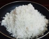 A picture of step 2 of Fresh coconut burfi.