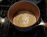A picture of step 3 of ROASTED mushrooms in brown butter.