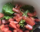 Foto del paso 8 de la receta: Ensalada de Chatka, con chía, tomate y huevo