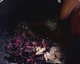 A picture of step 1 of Hibiscus Pineapple Mint Mocktail.