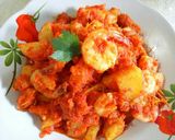 Foto langkah ke 6 dari resep Sambalado udang kentang.