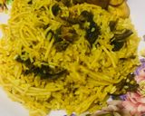 A picture of step 3 of Rice & sphagetti.