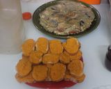 Foto del paso 7 de la receta: Tortilla con sobras de berenjena rebozada y tocino adobado