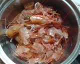 Foto del paso 1 de la receta Garbanzos con gambas en crema de marisco