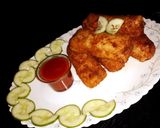 A picture of step 6 of Chicken crepes Roll.