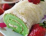 Cara Membuat Pandan Rollcake  Bolu Gulung Pandan 7