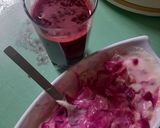 A picture of step 3 of Beet root and Carrot 🥕 juice.