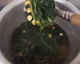 Foto langkah ke 12 dari resep Sayur bening seger jagung manis + daun ubi jalar (godhong telo).