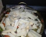 Foto del paso 5 de la receta: Guisado de acelgas con jícama, verduras y pescado empanizado