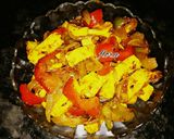 A picture of step 4 of Chilly Paneer Veg on my style.