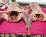 Foto del paso 1 de la receta: Codornices al vino tinto y arándanos