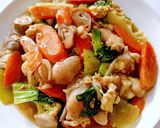Foto langkah ke 5 dari resep Capcay Sayur Jamur Merang.