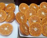 A picture of step 1 of Fresh orange juice.