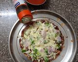 વ્હીટ ફ્લોર ચીઝ પીઝા (Wheat Flour Cheese Pizza Recipe In Gujarati) રેસીપી સ્ટેપ5ફોટો