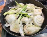 Une image de l'étape 4 de Fenouils braisés au bouillon de gambas.