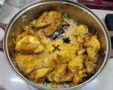 Foto langkah ke 19 dari resep Nasi Mandi/Mandhi Ayam.