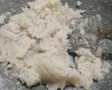 A picture of step 5 of Coconut burfi.
