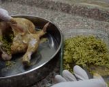 صورة لخطوة 2 من وصفة دجاج محشي بالفريكة