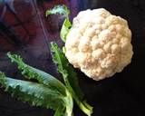 Cauliflower leaves and lentil fry recipe step 1 photo
