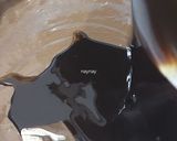 Foto langkah ke 2 dari resep Brownies Ketan Hitam Kukus.