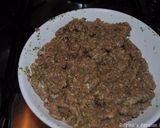 A picture of step 4 of Spicy pan fried kebab.