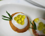 Foto del paso 6 de la receta: Mini volovanes de brandada de bacalao con caviar de aove
