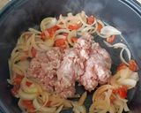 รูปขั้นตอนการทำที่ 4 ของ สปาเกตตี ซอสมะเขือเทศหมูสับ ฉบับทำง่าย