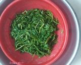 Hình bước làm 2 của món Rau muống xào tỏi