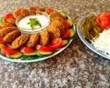 A picture of step 6 of Homemade Falafel 😋.