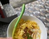Foto langkah ke 5 dari resep Bubur ayam kuah kuning mpasi 1+.