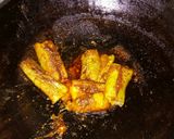 A picture of step 4 of #tiffinbox# bharwa torai.
