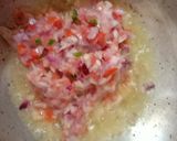 A picture of step 1 of Paneer Bhurji.