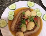 Hình bước làm 3 của món Thịt kho tàu