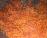 A picture of step 3 of Gajar Ka Halwa.