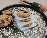 A picture of step 3 of Banana oats cookies.