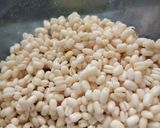 A picture of step 1 of Banana flower Vadai.