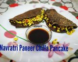A picture of step 6 of Navratri Paneer Chilla.